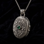 Victorian Secret Garden Locket Necklace