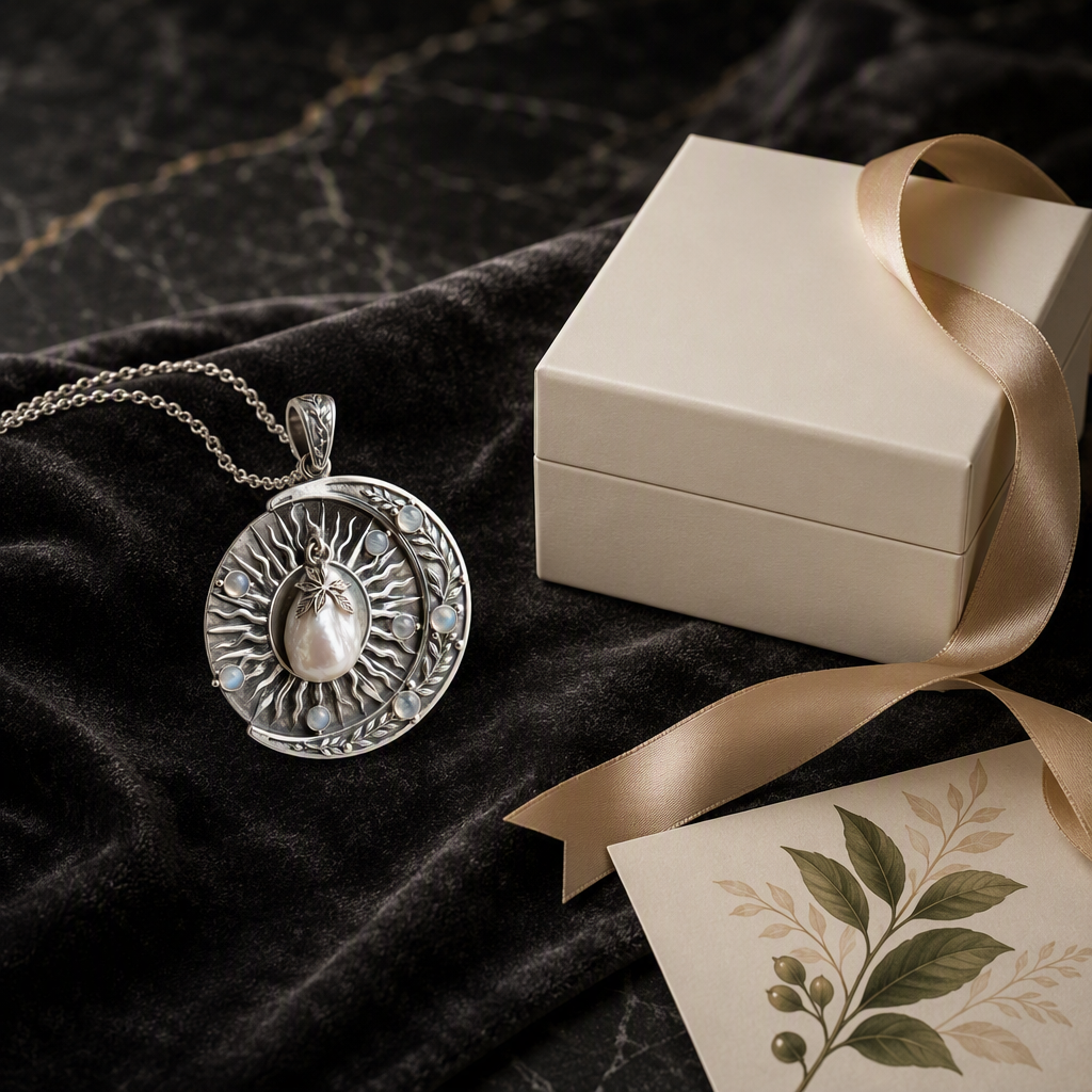 Sun Moon Baroque Pearl Necklace