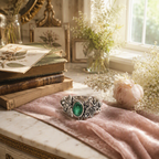 Butterfly Emerald Garden Ring